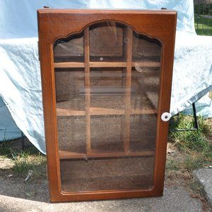 vintage 1970s Atari game cartridge storage wall cabinet (w606)